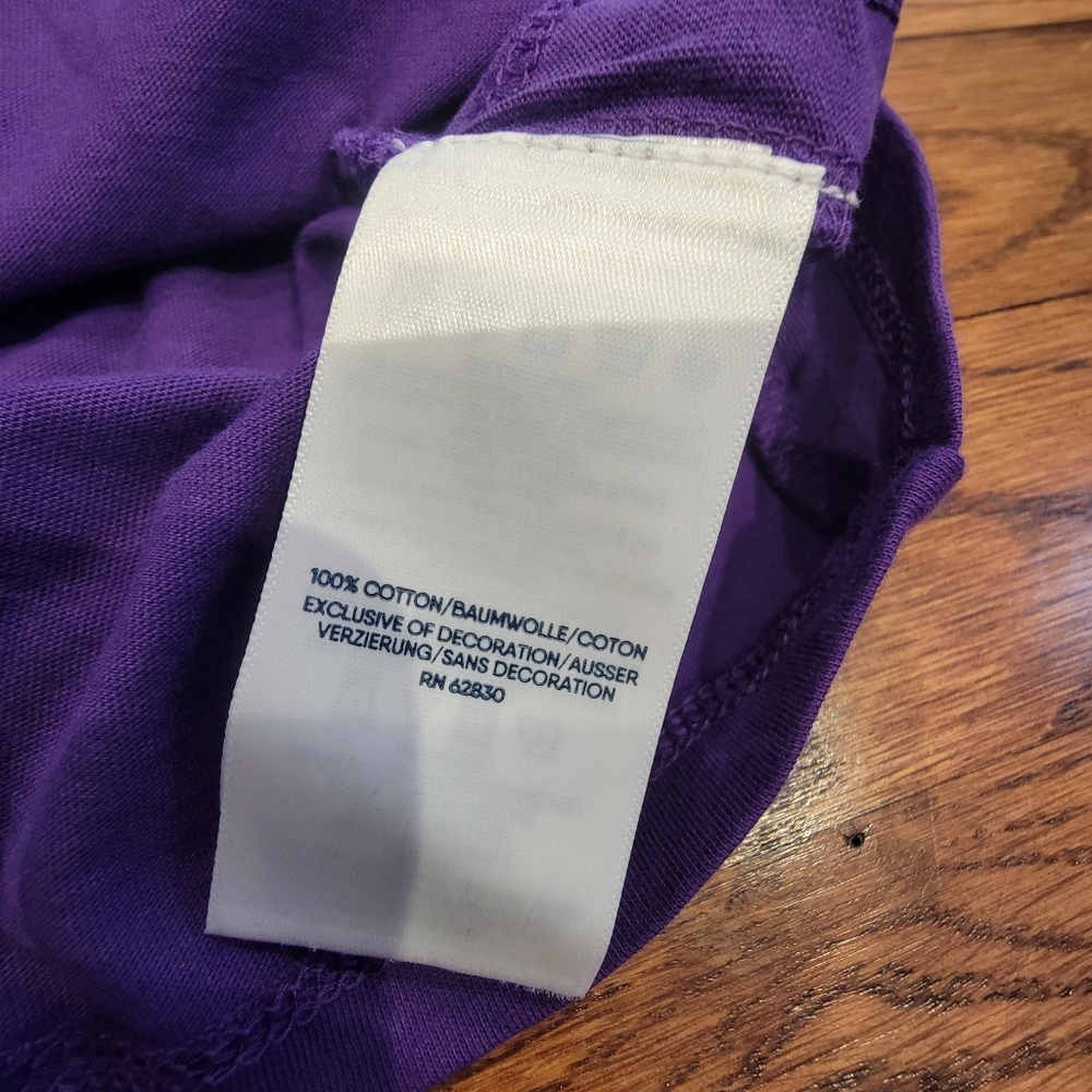 Lands' End Magical Unicorn Purple Graphic Long Sleeve Tee Girls Size S 6/7 NWT - Picture 9 of 10